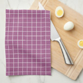 Design simple Plaid Carré Motif Serviettes de cuis (Quart Plié)