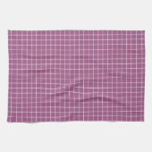 Design simple Plaid Carré Motif Serviettes de cuis (Horizontal)