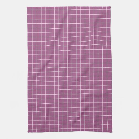 Design simple Plaid Carré Motif Serviettes de cuis (Vertical)