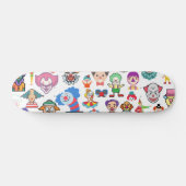 Design Skateboard Deck Clown Clowncore Weirdcore (Horz)
