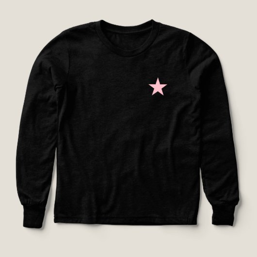 Design Soft Rose Star - Joli & Dreamy esthétique (Motif recto)