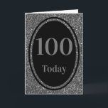 Design spécial par année carte anniversaire 100e<br><div class="desc">Carte spéciale stylisée par année anniversaire pour cette fille ou garçon d'anniversaire spécial</div>