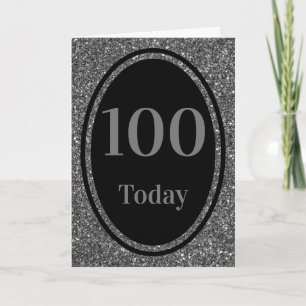 Design spécial par année carte anniversaire 100e