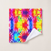 DESIGN SPLASH COLORÉ MODERNE CRAVATE-DYE (Gant de toilette)