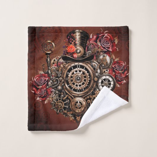 Design Steampunk merveilleux (Gant de toilette)