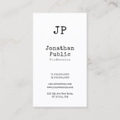  design, stijlvolle, platte Retro Professional Visitekaartje (Voorkant)