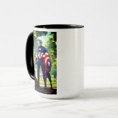 Design Superhero sur tasse (Devant gauche)