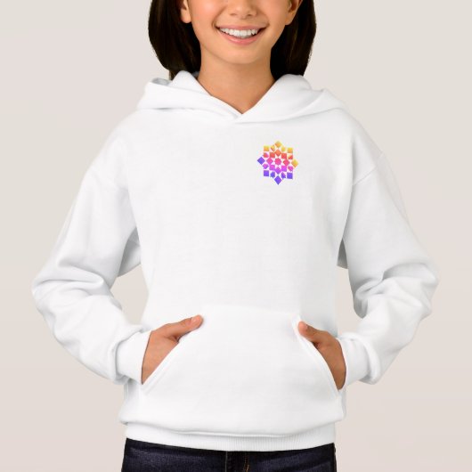 DESIGN sweat - shirt à capuche STYLE ART FILLES (Devant)
