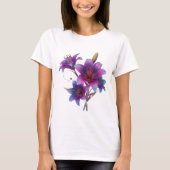 Design T-shirt à fleurs (Devant)