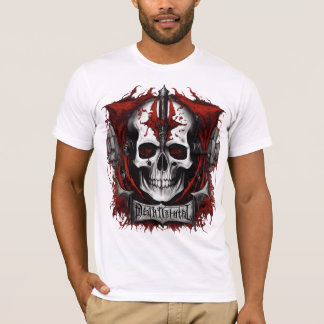 "Design T-shirt de crâne mort foncée - Arbre gothi