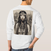 Design T-shirt de la Linework amérindienne (Dos)