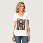 Design T-shirt de la Linework amérindienne (Devant entier)