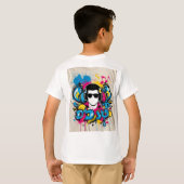 Design T-shirt DJ Graffiti dynamique (Dos entier)