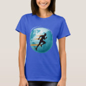 Design T-Shirt Global Runner. (Devant)