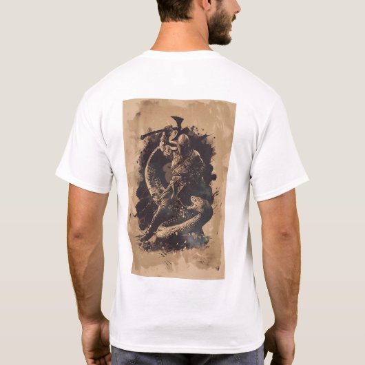 Design T-shirt vectoriel Abstrait unique (Dos)