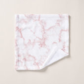 Design tendance en pierre de marbre avec nom (Gant de toilette)