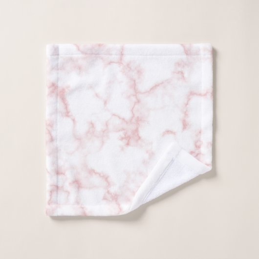 Design tendance en pierre de marbre avec nom (Gant de toilette)