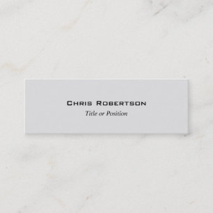 Design tendance gris charmant Carte de visite