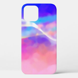 design textuur digitale kunstachtergrond abstracte iPhone 12 hoesje