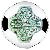 Design tribal teinte verte (Tourné)