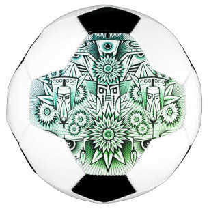 Design tribal teinte verte