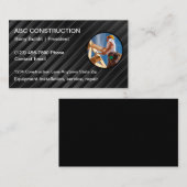 Design unique Carte de visite de construction (Devant / Derrière)