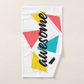 Design urbain moderne, gai et tendance de "Awesome (Serviette à main)