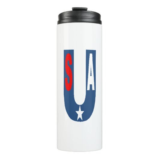 DESIGN USA-fles Thermosbeker (Voorkant)