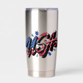 design usa geïsoleerde drinkbeker (Voorkant)