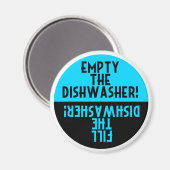  design vaatwasser ronde magneet (Voorkant / Achterkant)