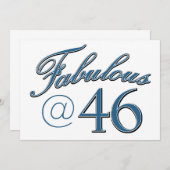 design van 46 jaar oud (Voorkant / Achterkant)