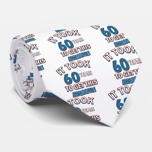 design van 60 jaar oud stropdas (Opgerold)