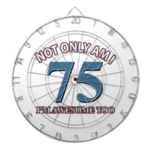 design van 75e jaar dartbord