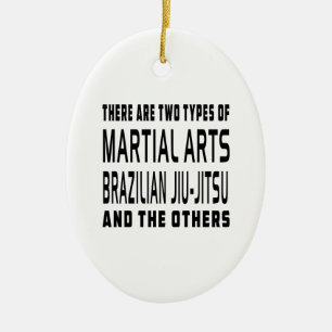 Design van Braziliaanse Jiu-Jitsu-Martial Arts Keramisch Ornament
