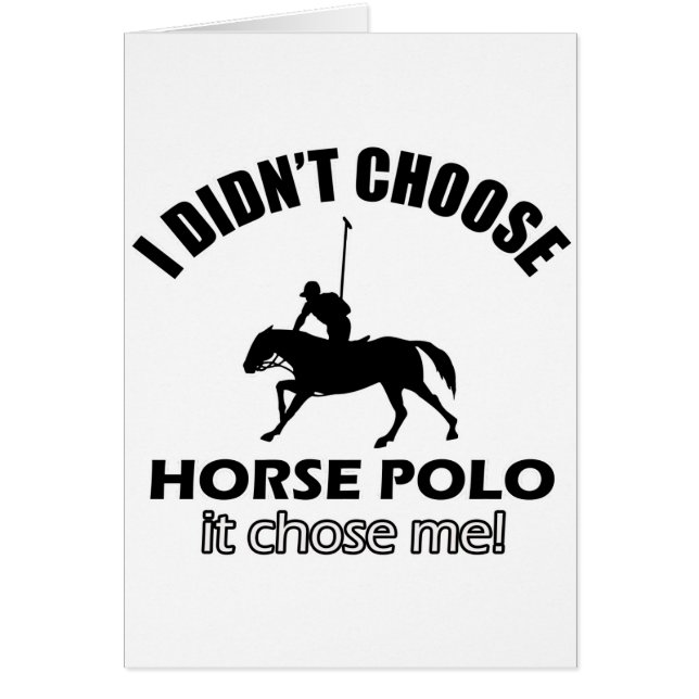 Design van Cool Horse Polo (Voorkant)