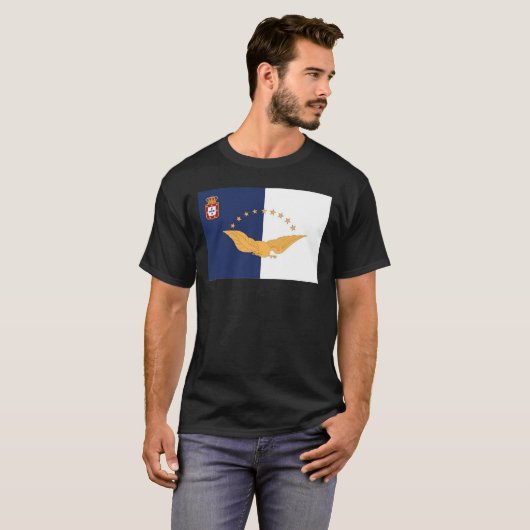 Design van de Azoren T-shirt (Voorkant volledig)
