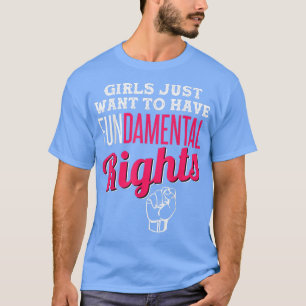 Design van de Baby van de grondrechten voor meisje T-shirt