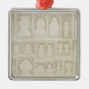 Design van de Islamitische en de Moorse boog voor  Metalen Ornament