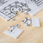 Design van de soort "Macfarlane" voor het trekken  Legpuzzel (Zijkant)