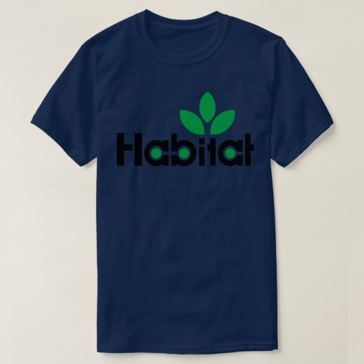 Design van Habitat Skateboards T-shirt (Design voorkant)