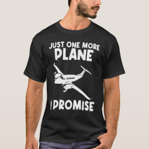 Design van het vliegtuig voor mannen, met een pilo t-shirt