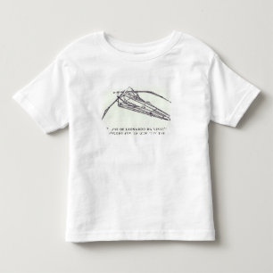 Design van Leonardo da Vinci voor een ornithopter Kinder Shirts