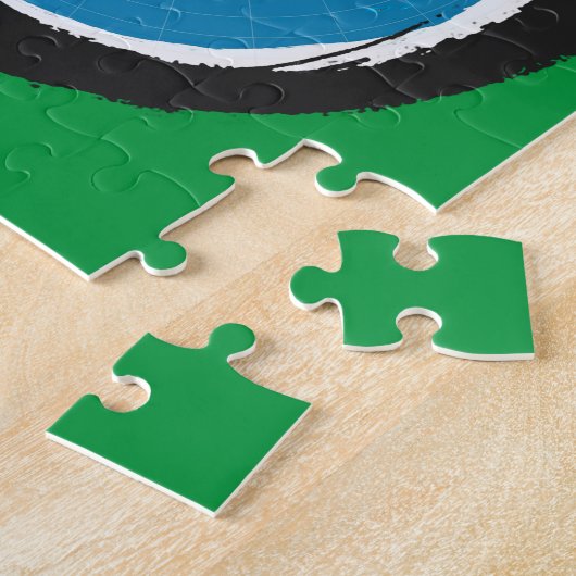 Design van platte aarde - CAT MAP CLASSIC Legpuzzel (Zijkant)