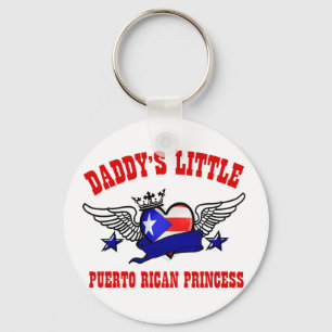 design van puerto - ricaanse prinses sleutelhanger