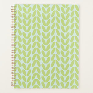 Design Vert Feuille Pastel Blue