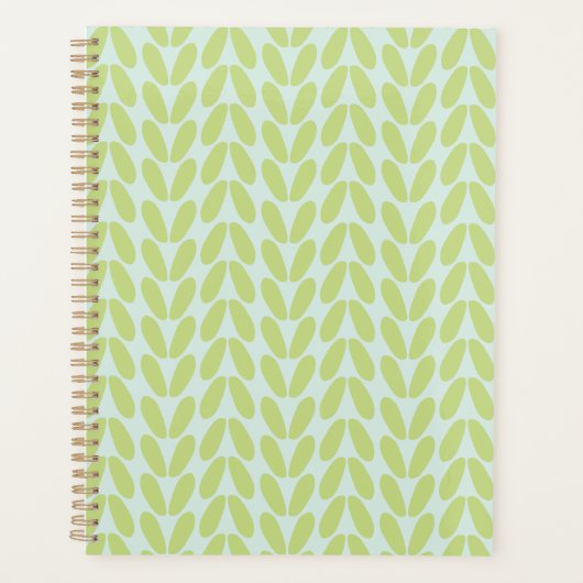 Design Vert Feuille Pastel Blue (Devant)