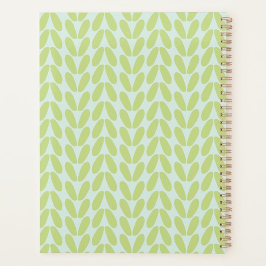 Design Vert Feuille Pastel Blue (Dos)