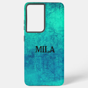 Design vintage avec votre nom samsung galaxy coque