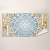 Design vintage doré (Serviette de bain)