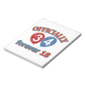 design voor 34e verjaardag notitieblok (Gedraaid)